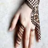 mehndi design front side